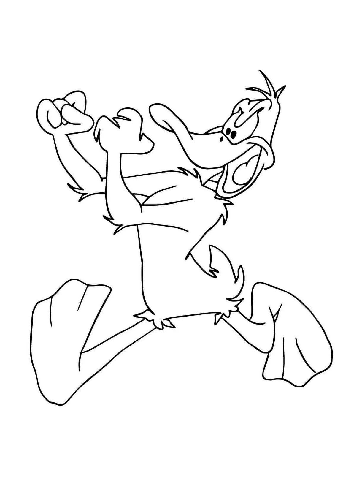 Daffy duck 14 coloring page