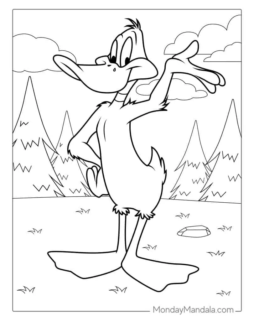 Daffy duck cartoon coloring pages, coloring pages, disney, 56% off
