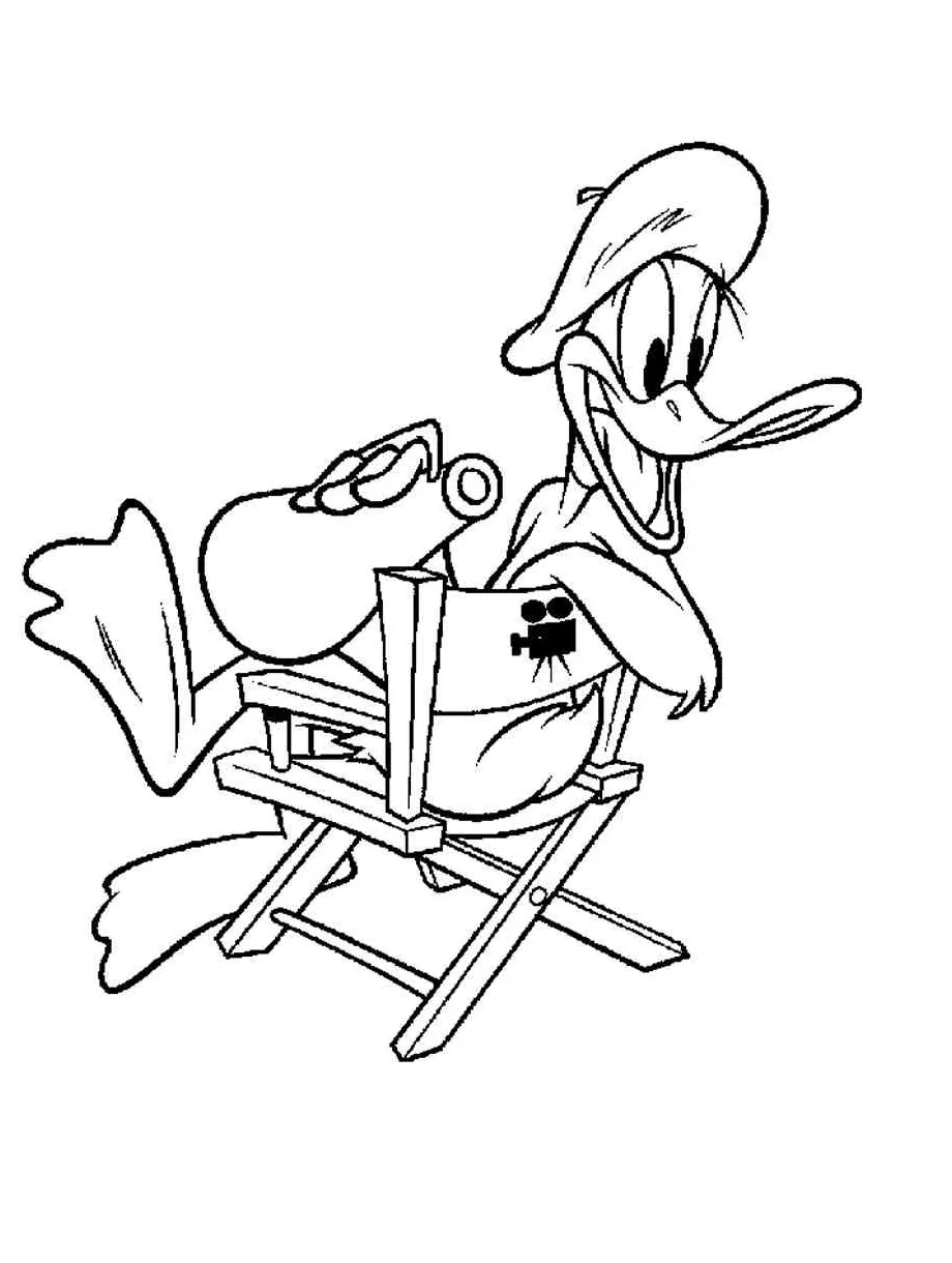 Daffy duck 13 coloring page