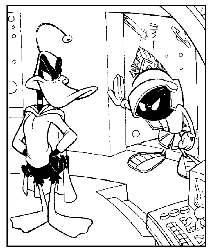 Daffy duck coloring page coloring home
