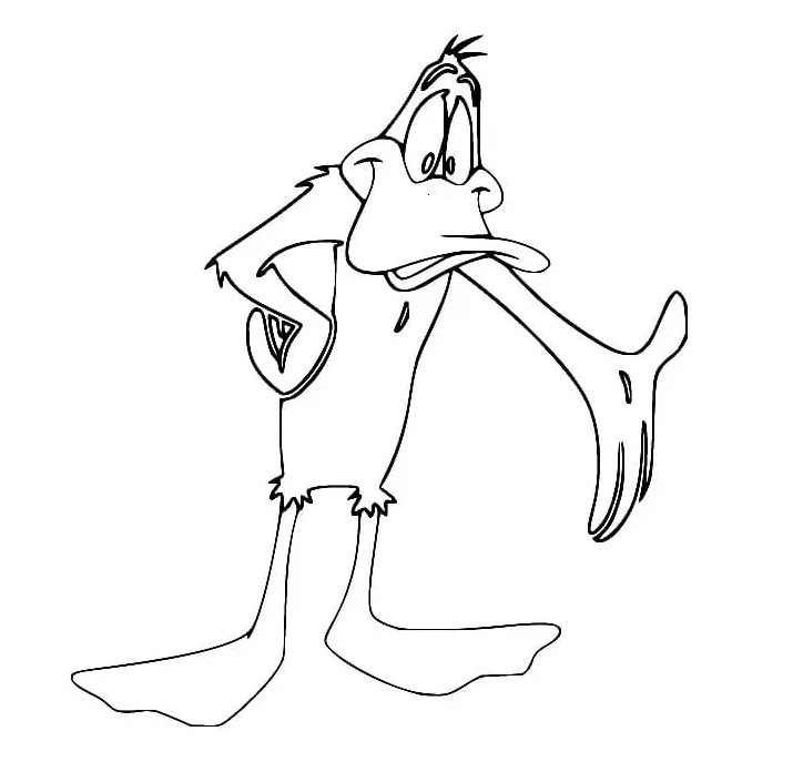Daffy duck coloring pages coloringlib