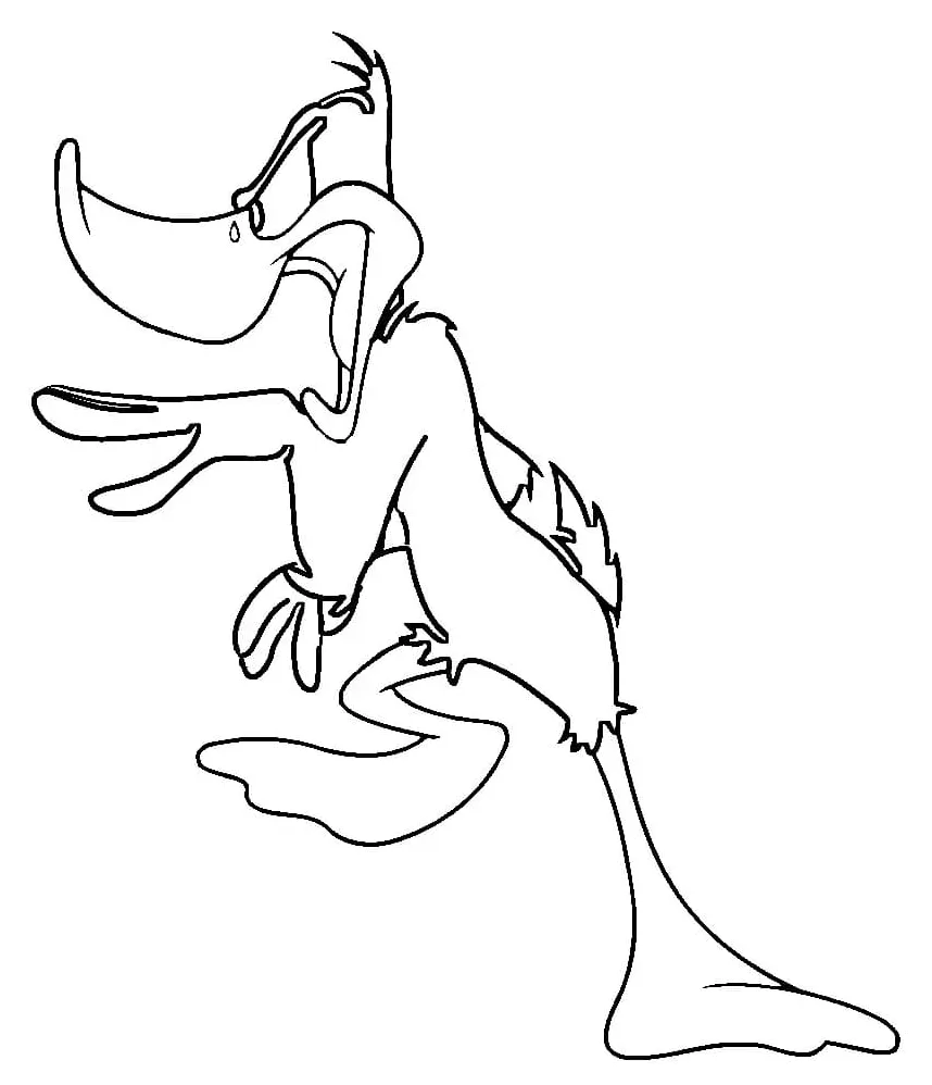 Daffy duck coloring pages coloringlib
