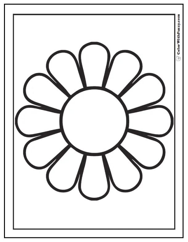 Daisy Coloring Pages: 15+ Customizable PDFs