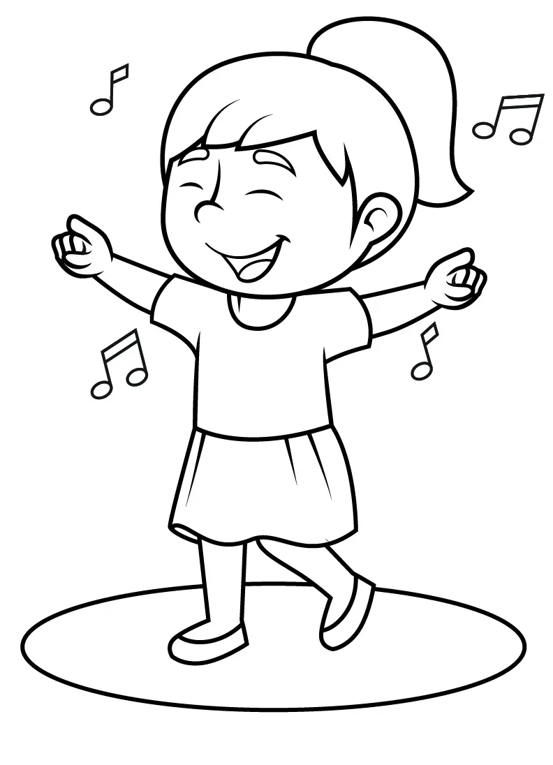 Men Dancer Coloring - Play Free Coloring Game Online