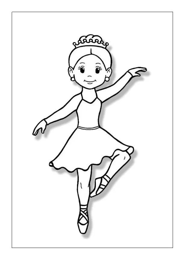 Coloring page dancer & coloring book. 6000+ coloring pages