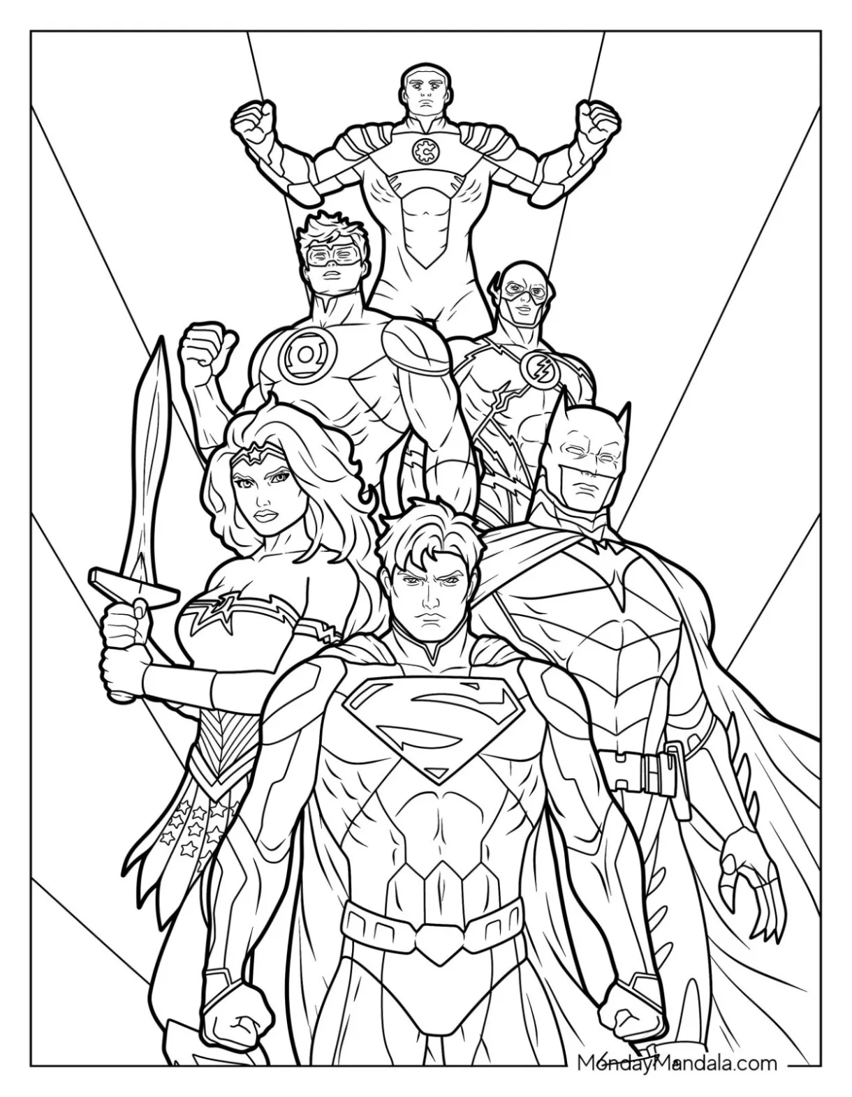 Printable Dc Coloring Pages [2025]