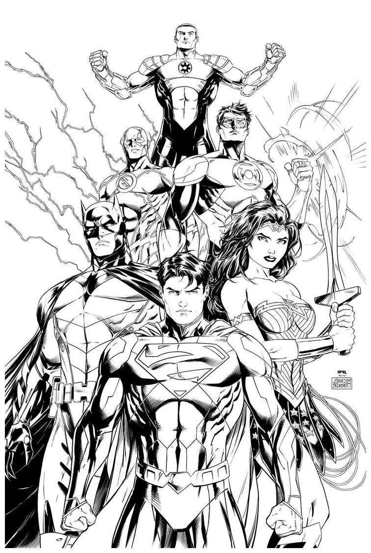 Dc Comics Coloring Coloring Pages