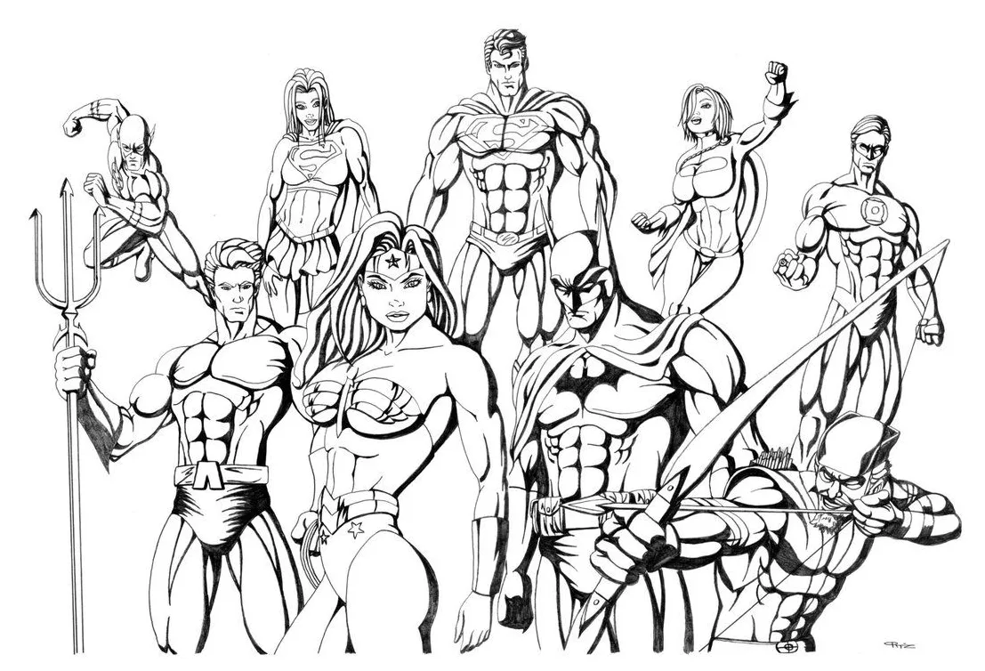 Justice league coloring pages best coloring pages for kids