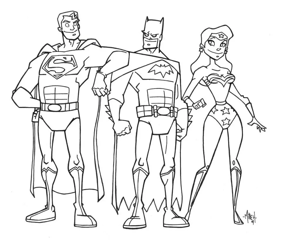 Justice league coloring pages best coloring pages for kids