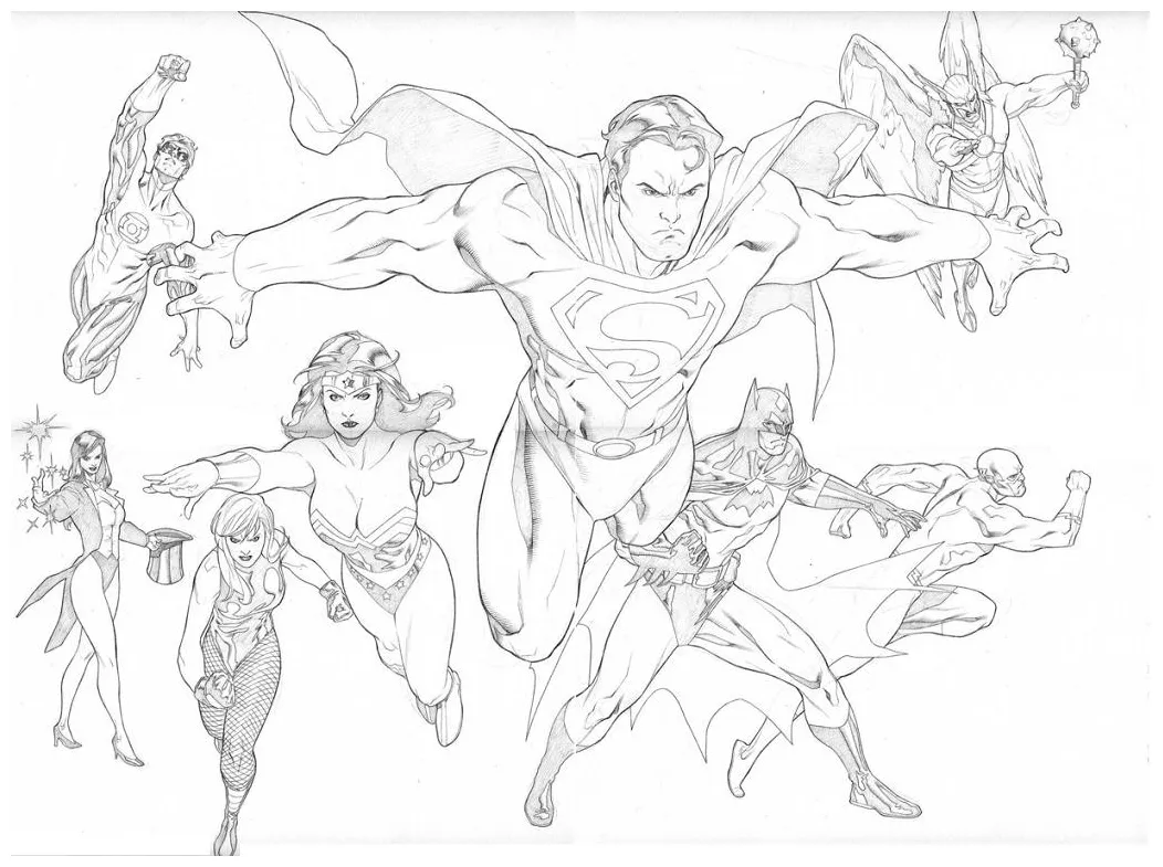 Justice league coloring pages best coloring pages for kids
