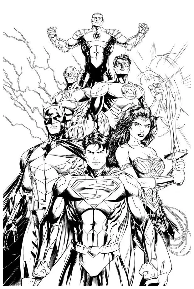 Justice league coloring pages best coloring pages for kids