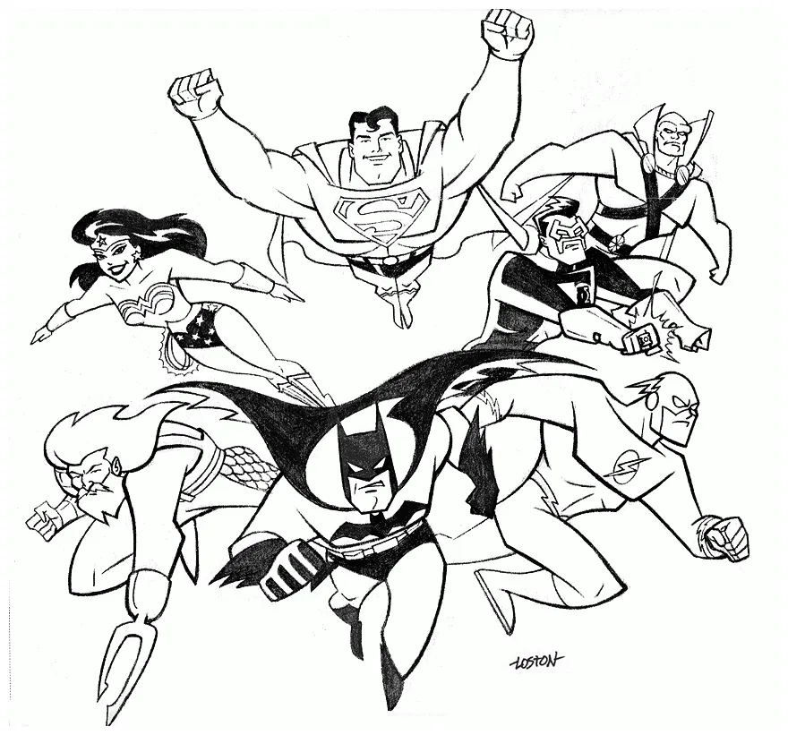 Justice league coloring pages best coloring pages for kids printable coloring page