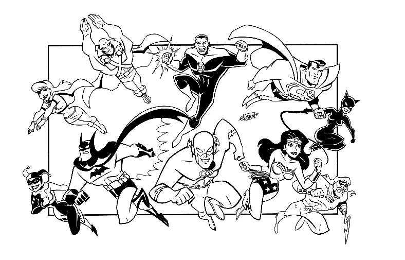 30+ justice league coloring pages free printable pdf & online coloring