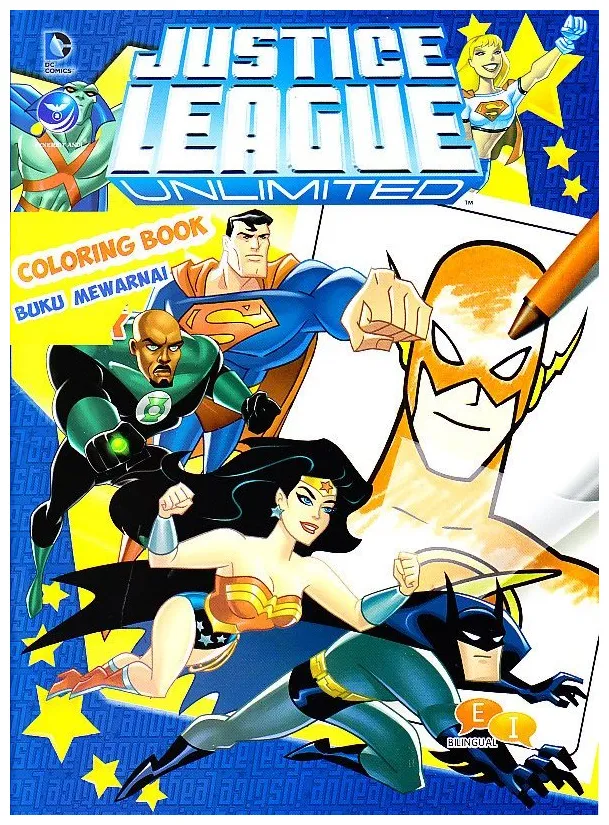Justice league unlimited coloring pages [2025]