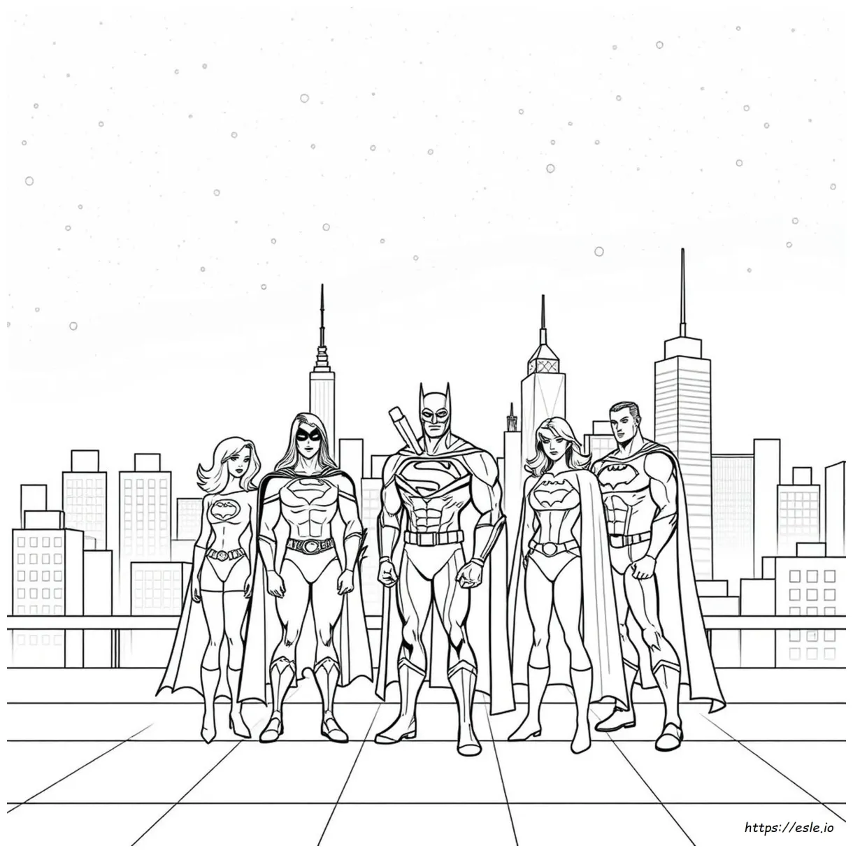 Justice league unlimited coloring book