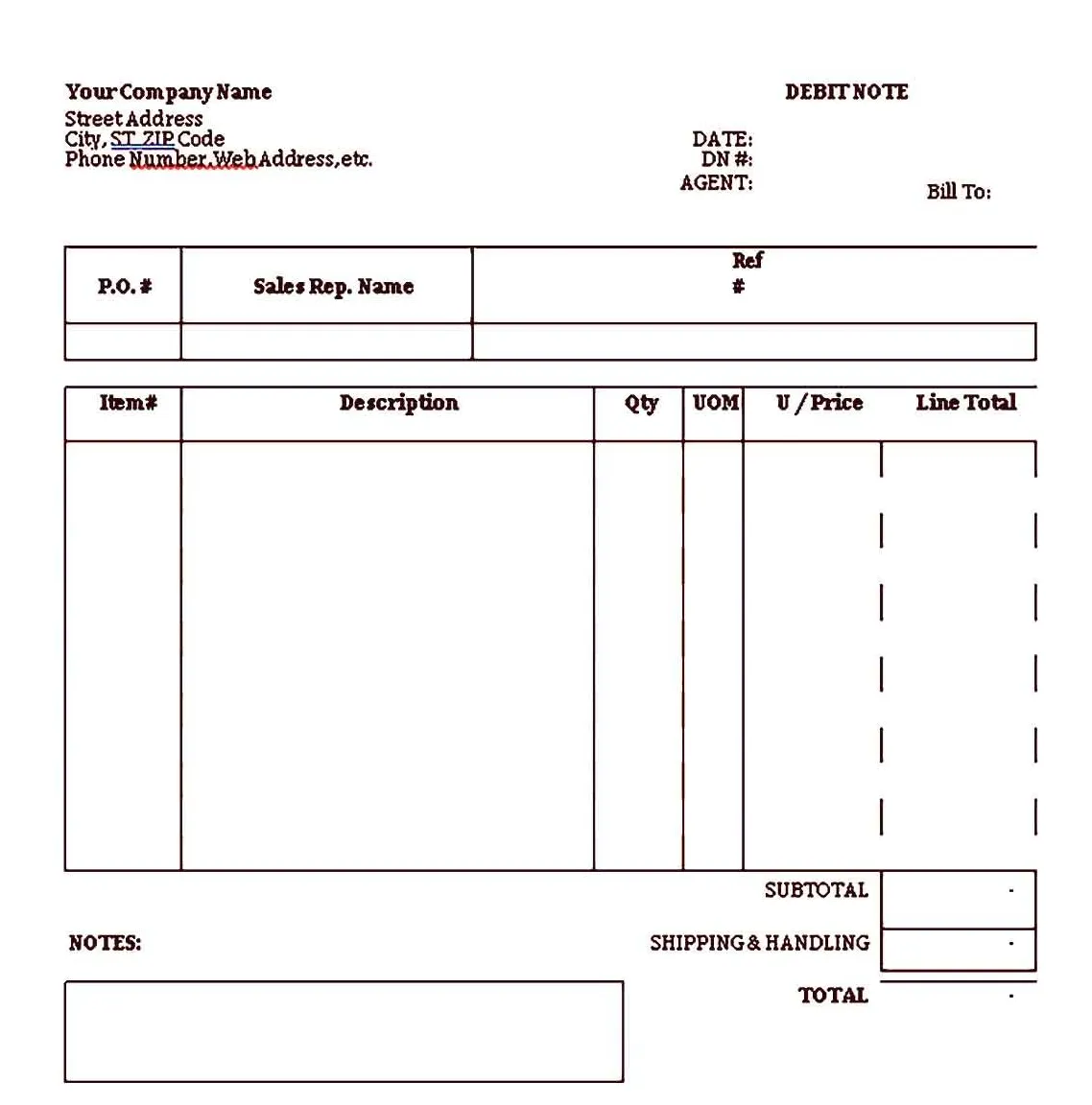 Content calendar template