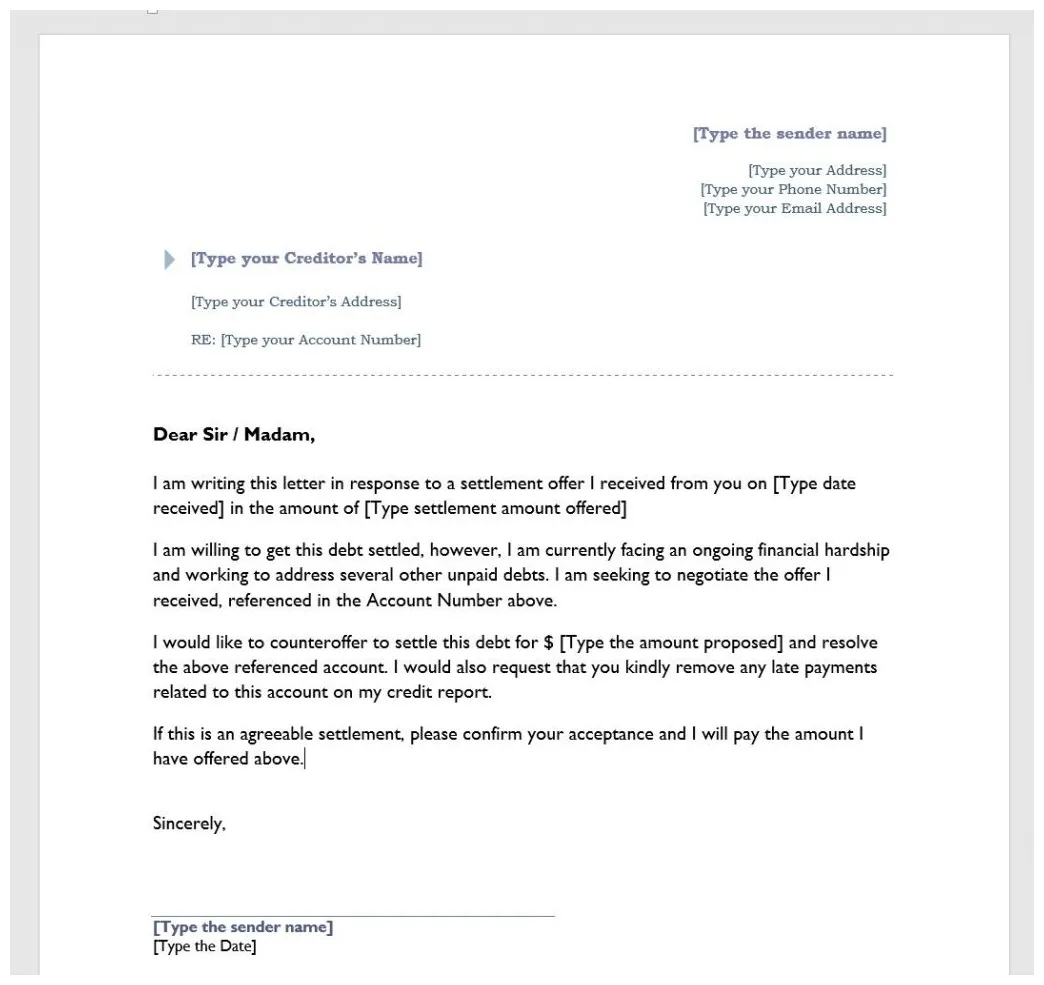 Free template digest your finances