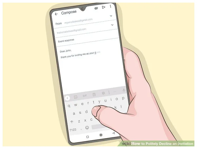 How to politely decline an invitation 9 steps with pictures