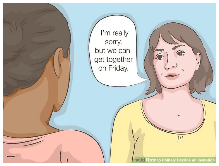 How to politely decline an invitation 9 steps with pictures