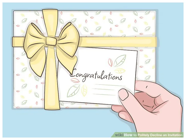 How to politely decline an invitation 9 steps with pictures printable coloring page