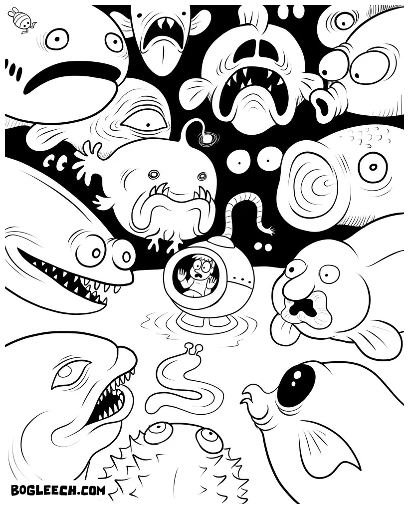 Deep sea coloring pages at getcolorings free printable colorings printable coloring page