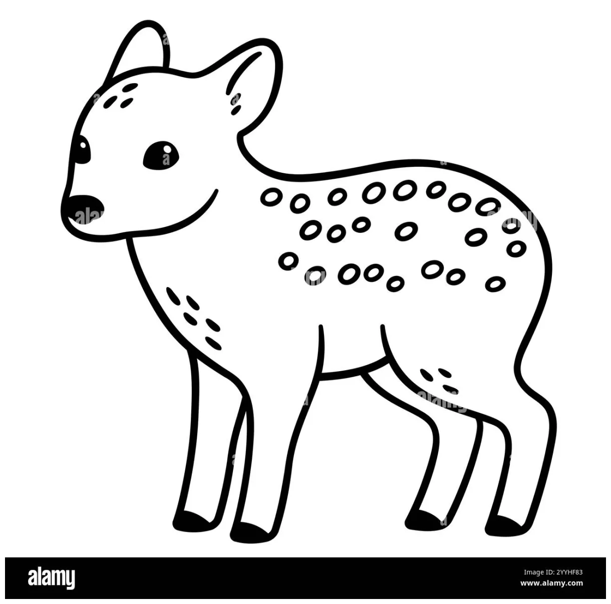 Deer Drinking Water Coloring Pages [2025]