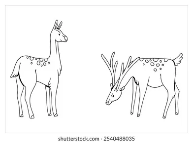 Deer Drinking Water Coloring Pages [2025]