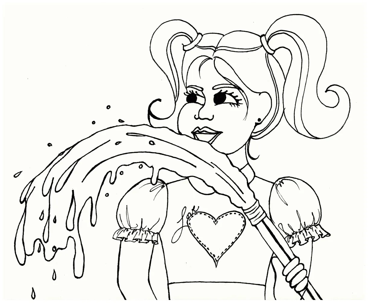 Deer Drinking Water Coloring Pages [2025]