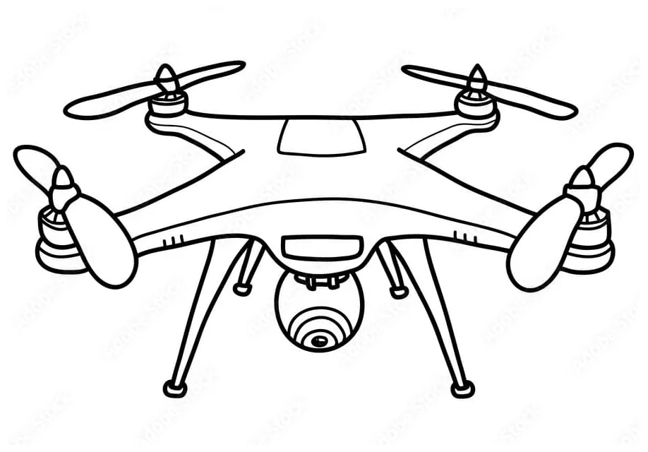 Drone coloring pages free printable coloring pages for kids