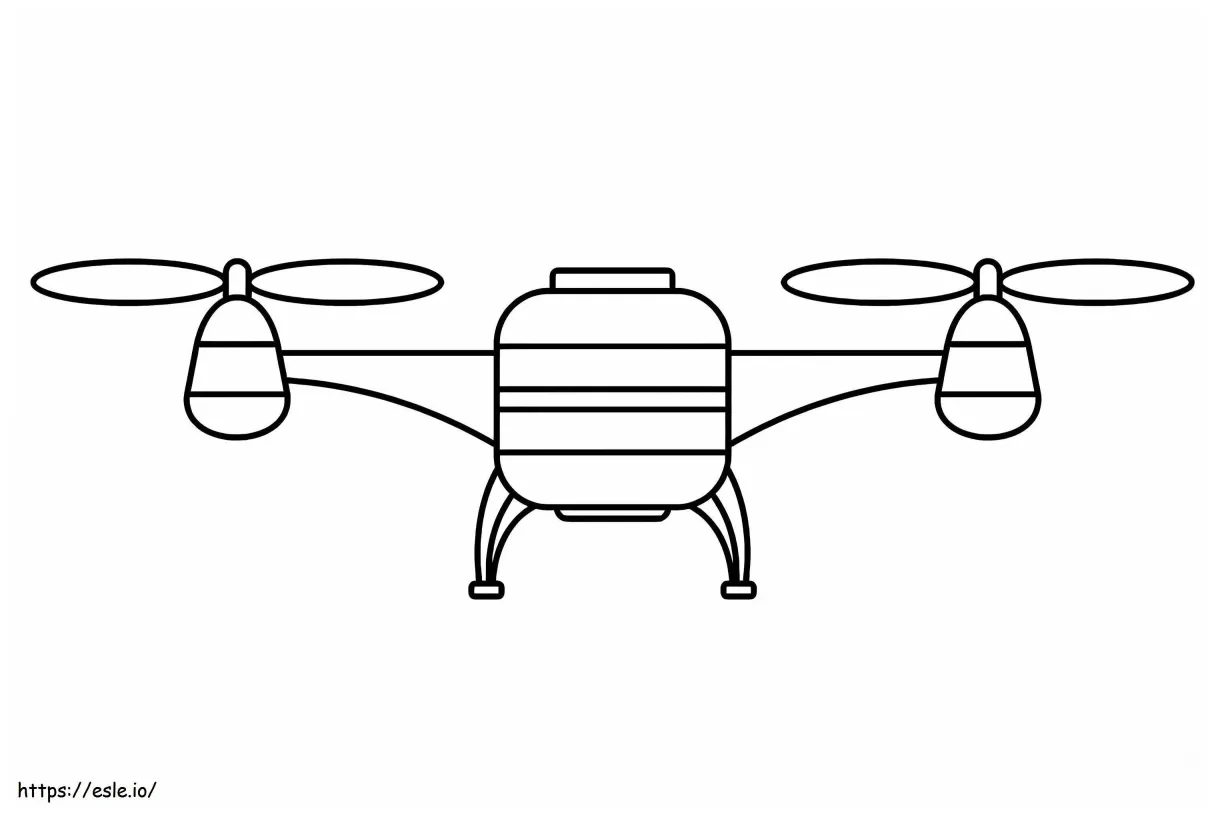 Toy drone coloring page