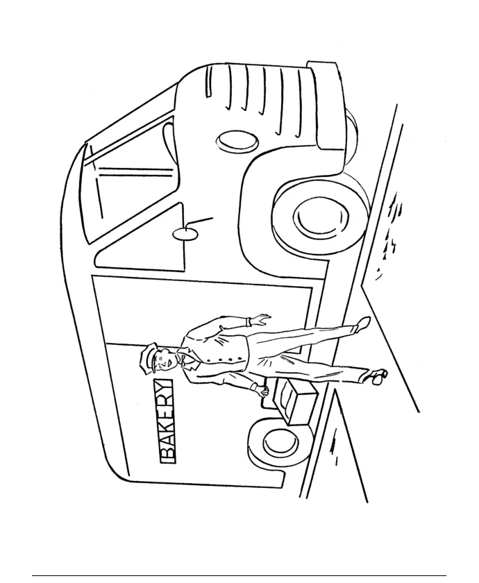 Postal coloring pages