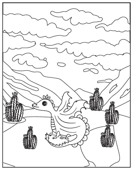 Page 2 desert coloring page vector art, icons, and graphics for free