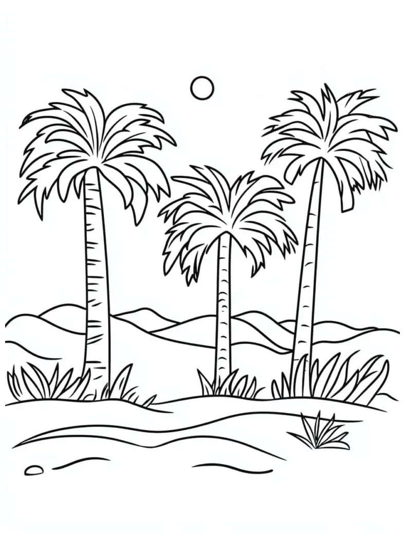 Vivid 20+ desert coloring pages for kids 🏜️🎨 coloringpagesforkids
