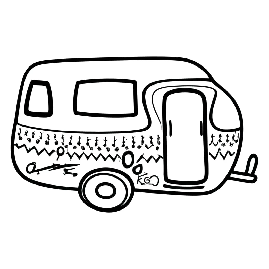 Caravan coloring pages coloringlib