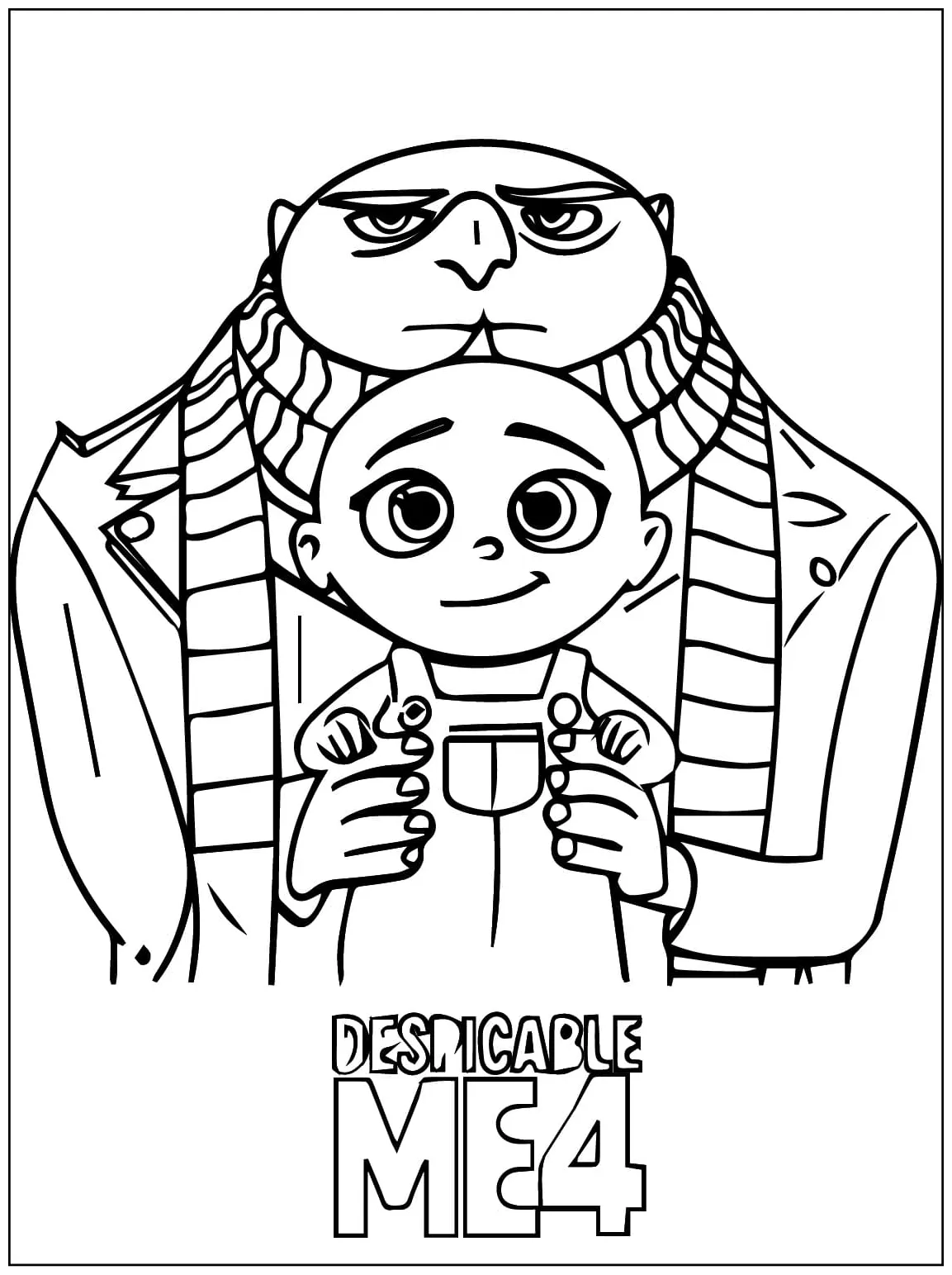 Despicable me 4 coloring pages coloringlib