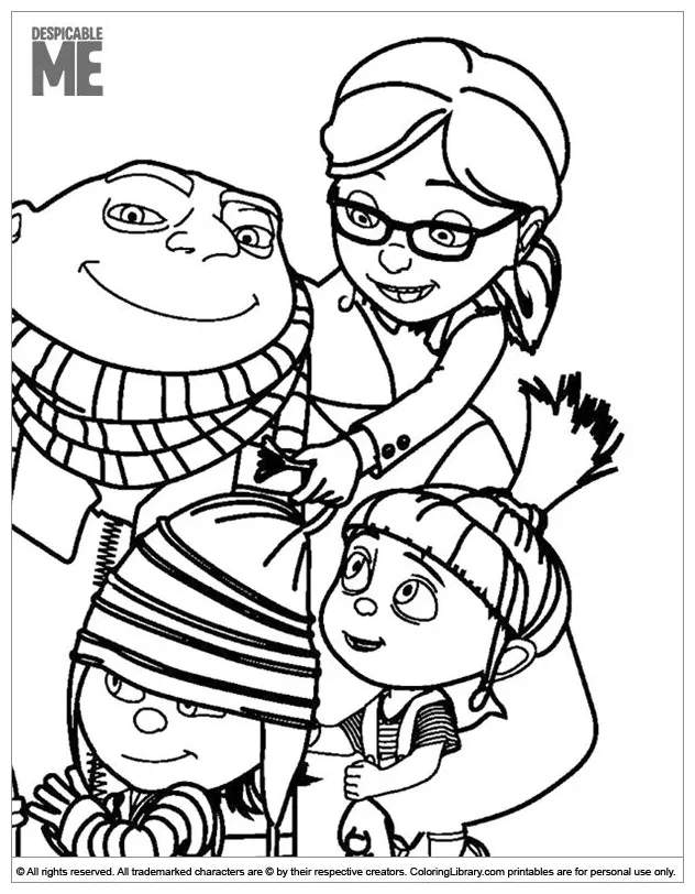 Colour page coloring library