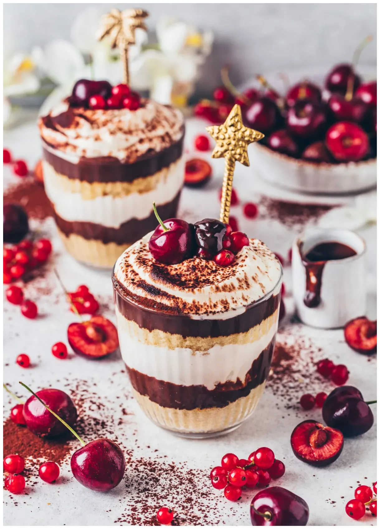 Vegan tiramisu dessert with chocolate cream easy recipe bianca