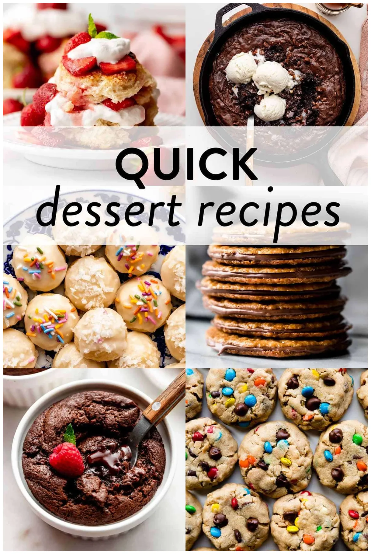 30+ quick dessert recipes 1 hour or less sally's baking
