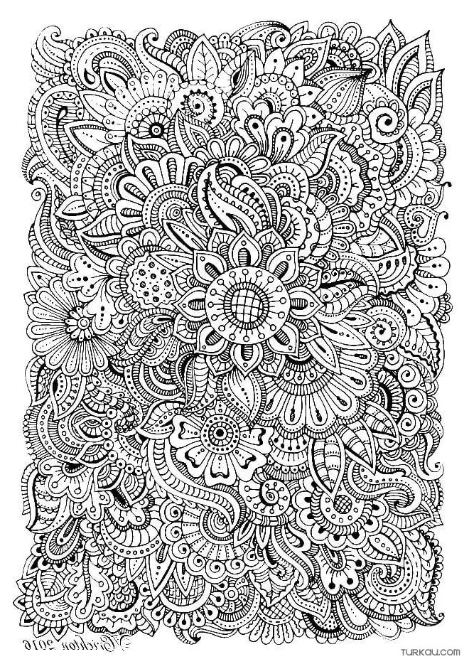 Detailed Coloring Pages - Printable Aesthetic