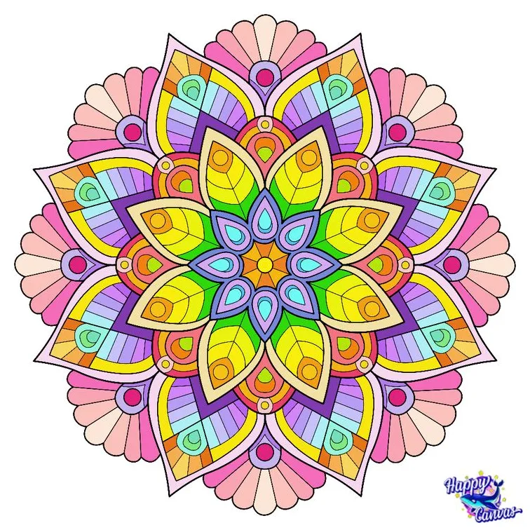 Detailed flower coloring page printable coloring page