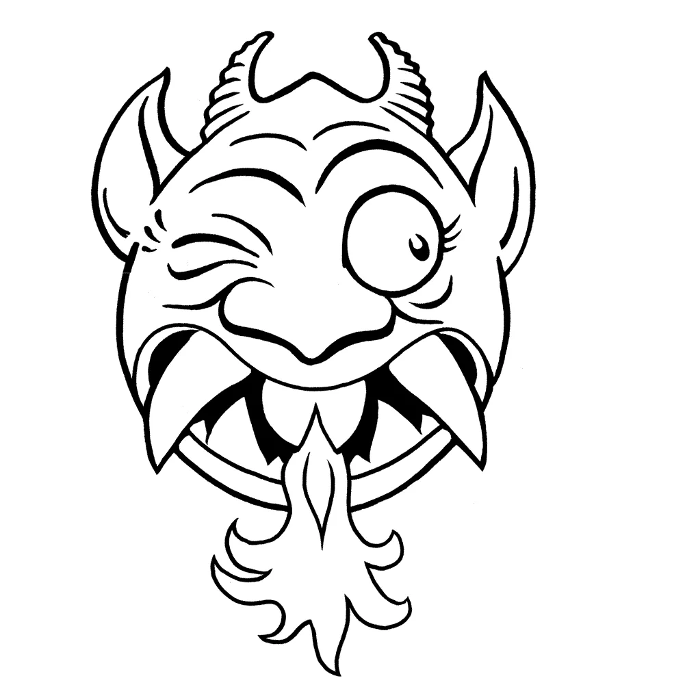 Devil coloring pages & books 100% free and printable! printable coloring page