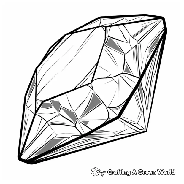 Gem coloring pages free & printable!