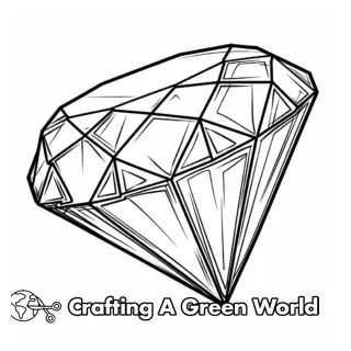 Gem coloring pages free & printable!