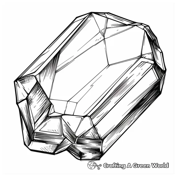 Gem coloring pages free & printable!