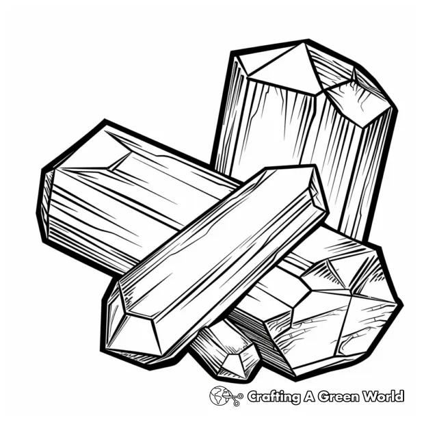Gem coloring pages free & printable!