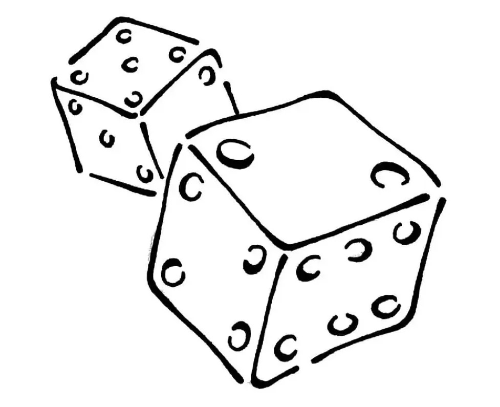 Dice to color