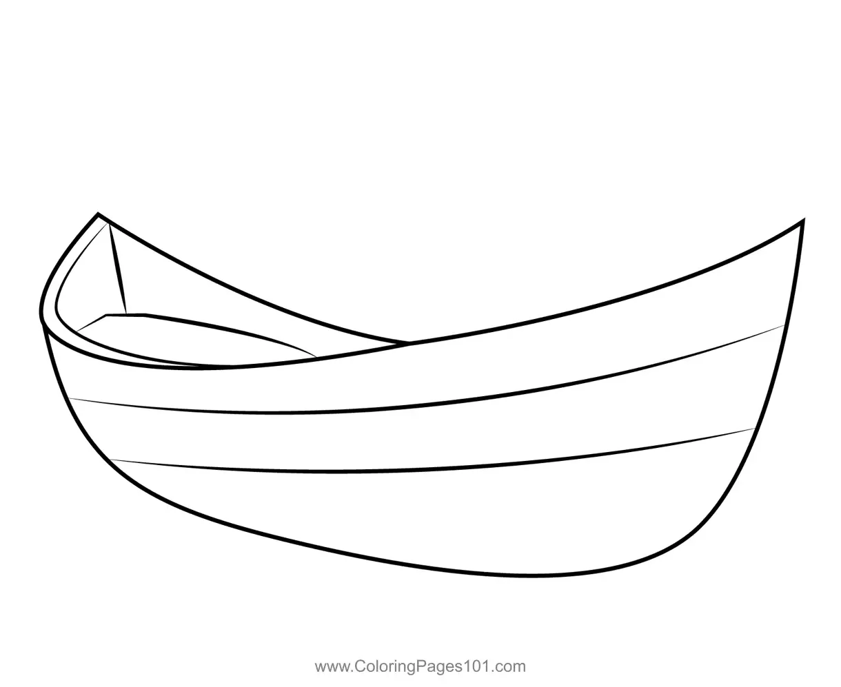 Seaside boat coloring page for kids free boats printable coloring