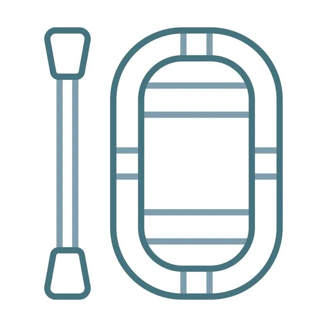 Premium vector dinghy flat illustration printable coloring page