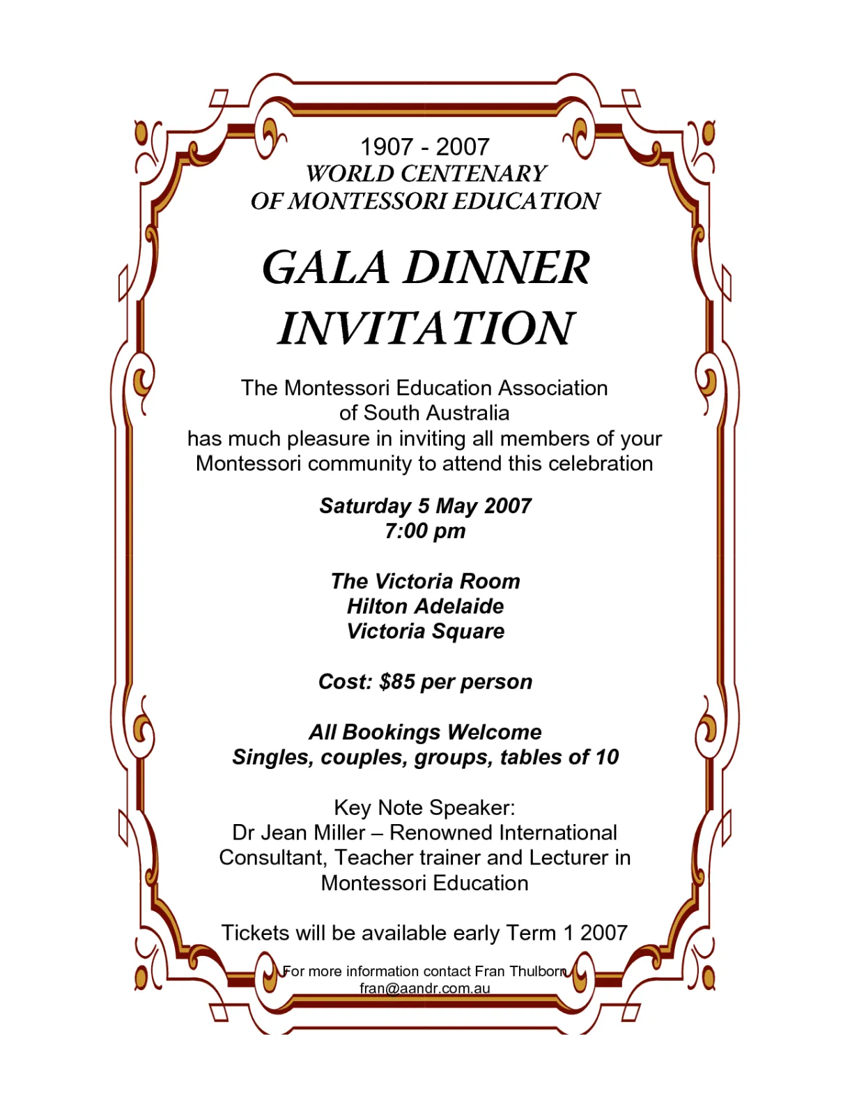 Dinner Invitation Templates