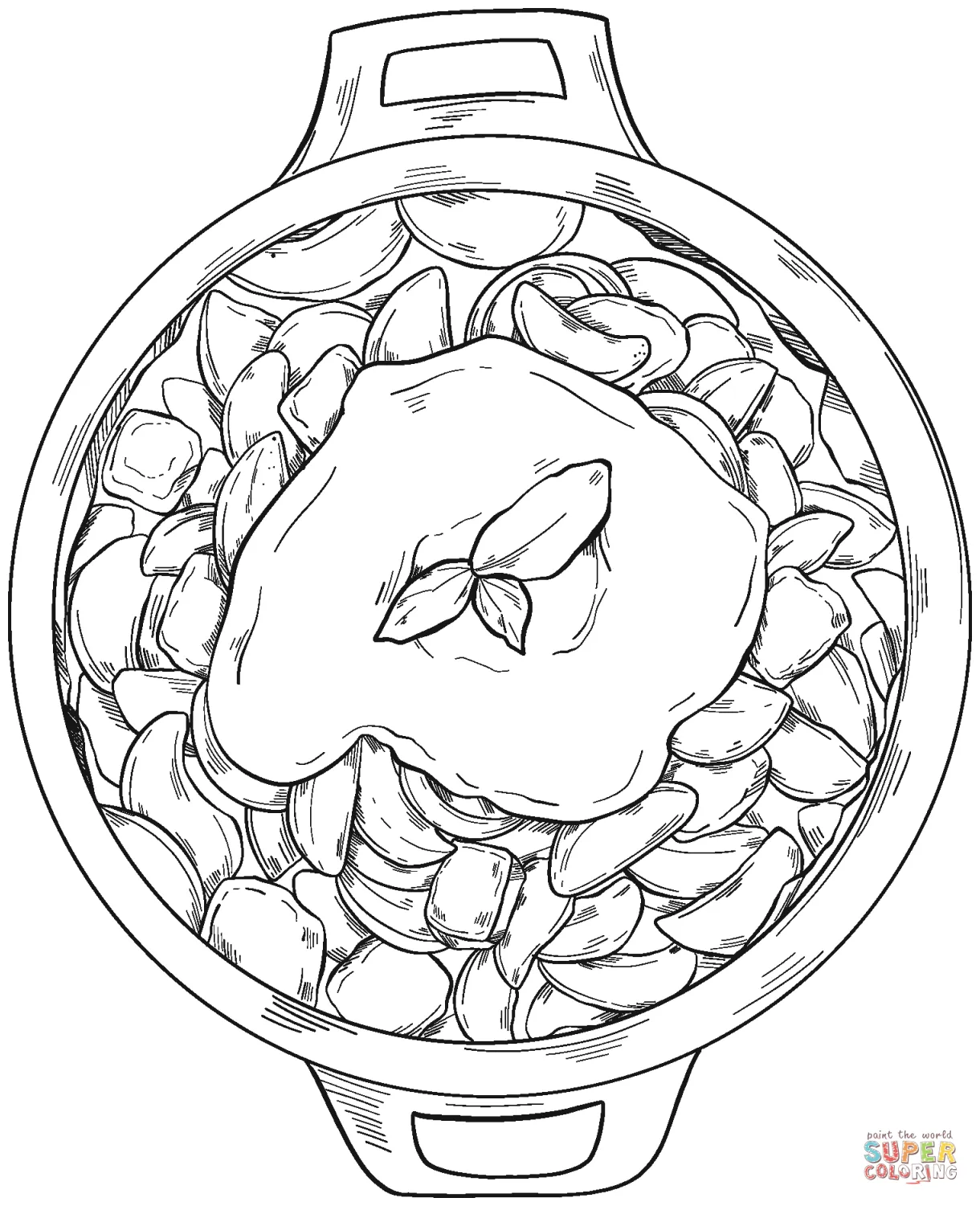 Dinner coloring page free printable coloring pages